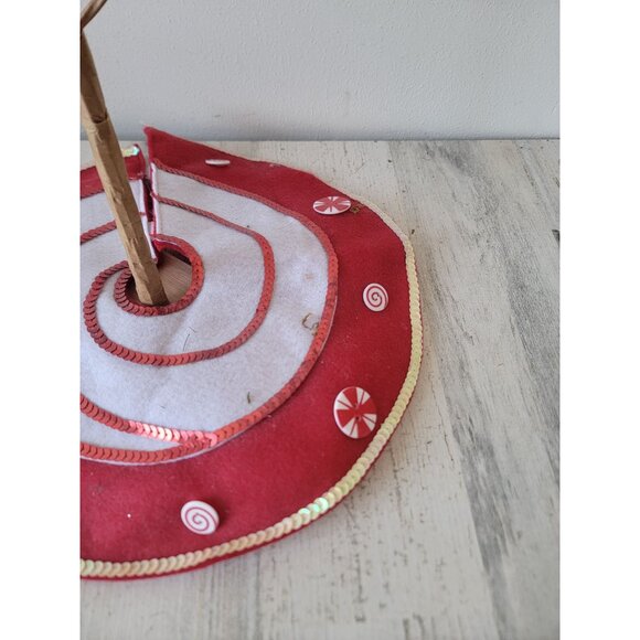 Charlie Brown style Xmas Tree mini skirt home decor pine - Picture 3 of 12